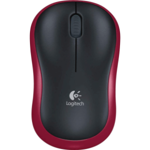 Logitech M185 RED Wireless Mouse