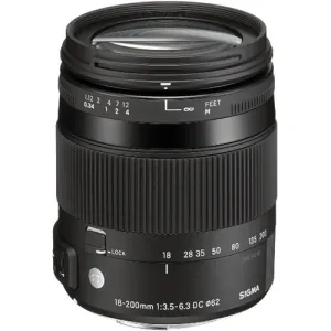 Sigma 18-200mm F3.5-6.3 Contemporary DC Macro OS HSM Lens for Nikon