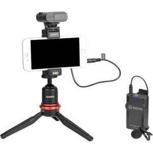 BOYA BY-WM4 PRO Digital Camera-Mount Wireless Omni Lavalier Microphone System