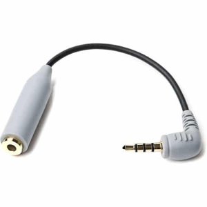 BOYA BY-CIP2 3.5mm TRS Female to TRRS Male Microphone Adapter Cable