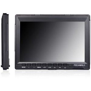 FeelWorld FW759 7" IPS HDMI 4K On-Camera Monitor with Sunshade and HDMI Lock
