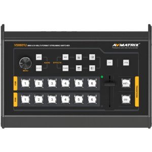 AVMATRIX VS0601U Mini 6-Channel SDI/HDMI Multi-Format AV Switcher