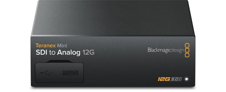 BLACKMAGIC MINI CONVERTOR ANALOG- SDI 12G