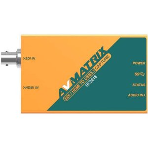 AV MATRIX UC 2018 SDI/HDMI TO USB 3.1 TYPE C VIDEO CAPTURE CARD-AVUC2018