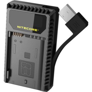 Nitecore UNK1 Dual-Slot USB Travel Charger for Nikon EN-EL14, EN-EL14a