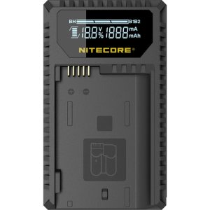 Nitecore UNK1 Dual-Slot USB Travel Charger for Nikon EN-EL14, EN-EL14a