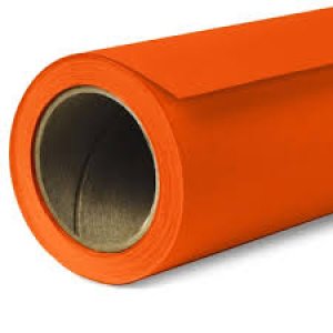 Visico Paper Backdrop 2.75m × 10m Bright Orange