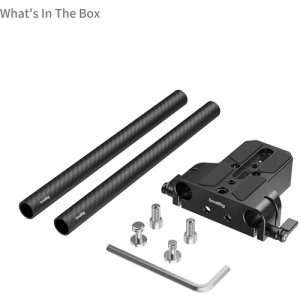 SMALLRIG Bottom Mount Plate with Dual 15mm Rod Clamp