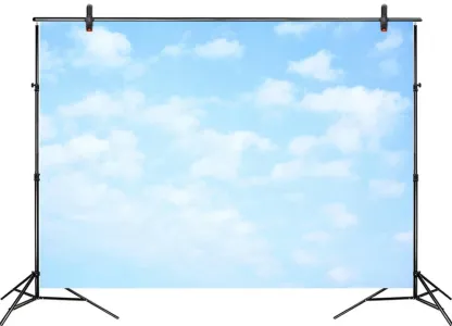 Visico Dyed Color Background-Sky Blue W-025 (3 x 6 m)