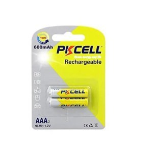 PKCELL AA Rechargeable Pack of 2 Batteries Only