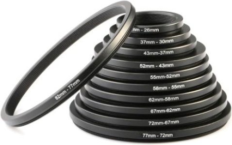 K&F Concept 11 in 1 Step Up Ring Set