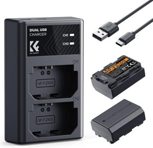 K&F Concept NP-FZ100 Dual Battery & Charger
