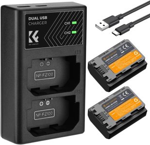 K&F Concept NP-FZ100 Dual Battery & Charger