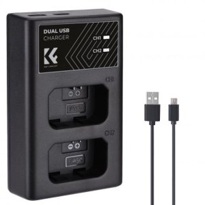 K&F Concept NP-FW50 Dual Charger