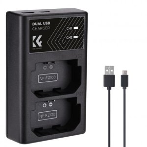 K&F Concept NP-FZ100 Dual Charger