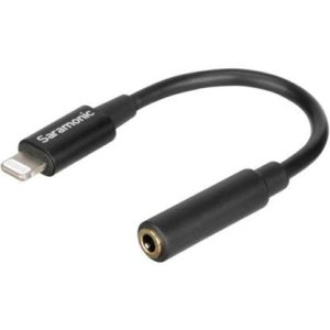 SARAMONIC SR-C2002 3.5MM TRRS (FEMALE) TO LIGHTNING (MALE)  ADAPTER CABLE