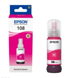 Epson 108 Magenta Ink Cartridge 70ml (C13T09C34A)