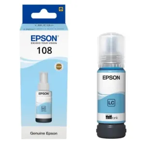 Epson 108 Light Cyan Ink Cartridge 70ml (C13T09C54A)