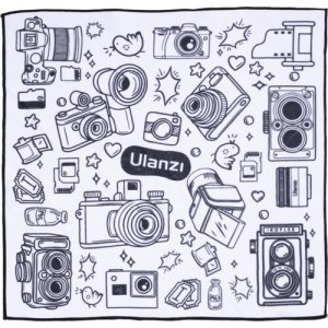 ULANZI Protective Cloth (Black and White Camera Pattern, 17 x 17")