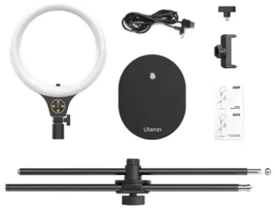 ULANZI T1 Desktop Overhead Shooting Bracket Ring Light Set