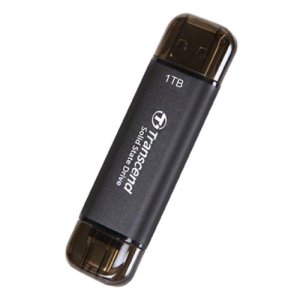 TRANSCEND ESD310 PORTABLE EXTERNAL SSD 1TB - Black -TS1TESD310C