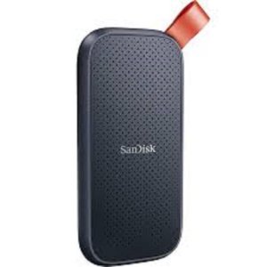 SANDISK E30 PORTABLE EXTERNAL SSD 1TB -USB-C, USB 3.2 Gen 2 - Black - SDSSDE30-1T00-G26