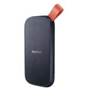 SANDISK E30 PORTABLE EXTERNAL SSD 1TB -USB-C, USB 3.2 Gen 2 - Black - SDSSDE30-1T00-G26