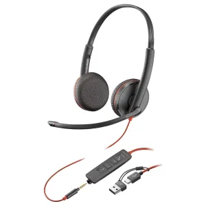 Poly Blackwire 3225 Wired Stereo USB-C Headset  - 8X229AA