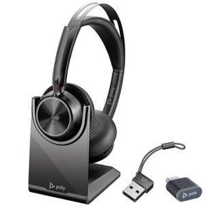 Poly Voyager Focus 2 Bluetooth/Wired Stereo Microsoft Teams Headset - 9T9J4AA