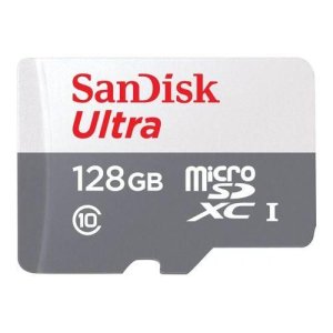 SanDisk Ultra MicroSD CLASS 10 100MBPS 128GB without Adapter -SDSQUNR-128G-GN6MN