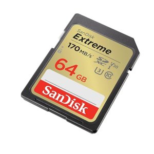 SanDisk Extreme SDXC UHS-I Card-C10, U3, V30 - 64GB - SDSDXV2-064G-GNCIN