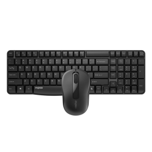 Rapoo Wireless Keyboard & Mouse X1800s – Black