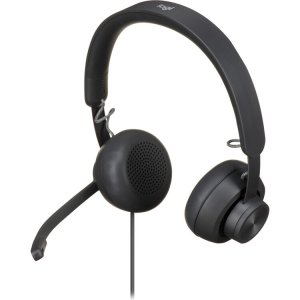 Logitech Zone Wired Headset with Noise-Cancelling Mic - 981-000870