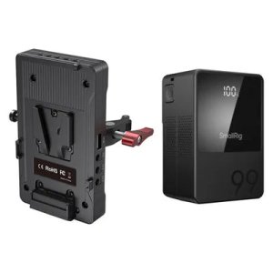 SMALLRIG V MOUNT BATTERY ADAPTER PLATE WITH CRAB-SHAPED CLAMP 3202