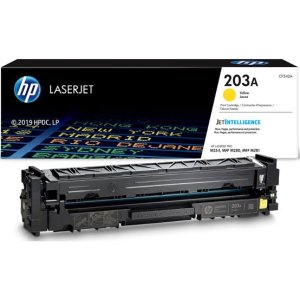 HP 203A Yellow Original LaserJet Toner Cartridge CF542A
