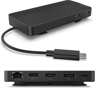 Lenovo USB-C Dual Display Travel Dock with 100W Adapter-40B90100UK