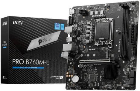 Msi Pro B760m-E Ddr4 Motherboard