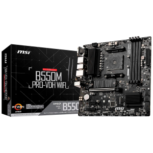 Msi B550m Pro-Vdh Wifi Am4 Ddr4 Motherboard
