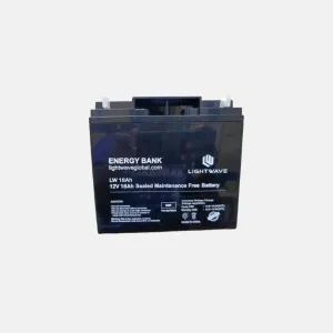 Lightwave 12V/18AH UPS Battery High Performance SMF Battery