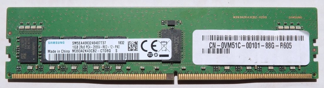 Samsung 16gb Pc4-2666v Desktop Ram