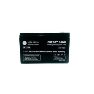 Lightwave 12v 7.5ah Ups Battery High Performance Smf