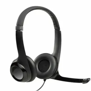 Logitech H110 Stereo Headset With Mic Black