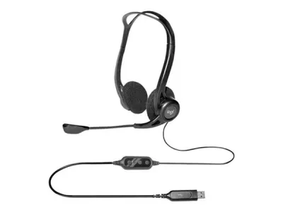 Logitech Pc960 Usb Headset With Noise-Cancelling Mic