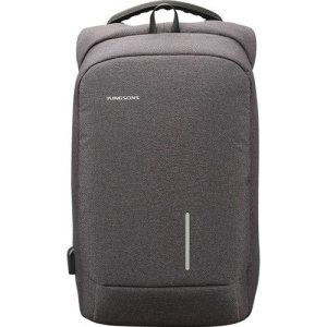 Kingsons KS3149W 15.6-Inch Smart Anti-Theft Backpack-Grey 