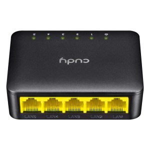 CUDY 5-PORT Gigabit plastic switch 5 x 10/100 Mbps RJ45 ports-CUDY FS105D