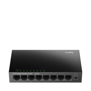 CUDY 8-PORT Gigabit metal switch 8 x 10/100/1000Mbps RJ45 ports-CUDY GS108