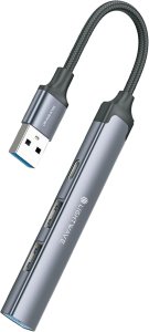 Light Wave LW-HUB-A104 4-in-1 USB Hub Adapter Cable