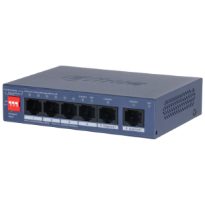 DAHU ACS4006-4ET2GT-36 6-Port Switch with 4-Port PoE 2 x 10/100/1000 Mbps