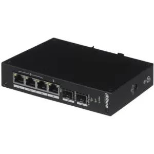 DAHUA PFS3206-4P-96 4-Port Unmanaged Ethernet Switch WITH 10/100 Mbps adaptive ports