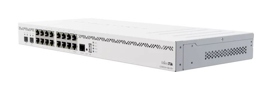 MikroTik CCR2004-16G-2S+PC Ethernet Router 16×Gigabit Ethernet Ports 2×10G SFP+